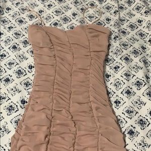 Bodycon Light Pink Mini Dress